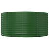 Garden Raised Bed Green 140 X 140 X 68 Cm Galvanized Steel