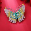 Fashion Exquisite Rhinestone Butterfly Brooches For Women Clothing Coat Jewelry Accessories Gift