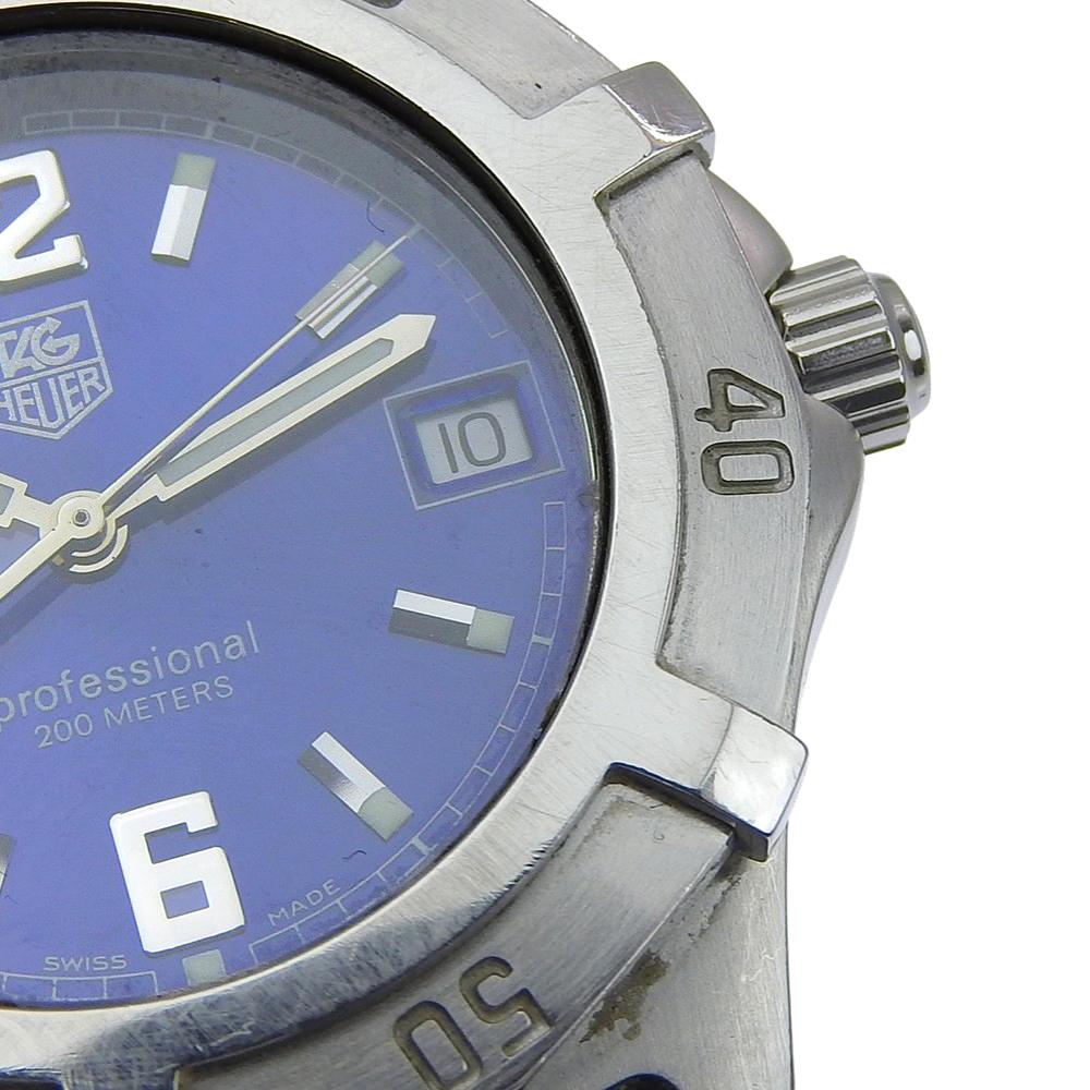 TAG HEUER 2000 Exclusive Watches WN1112 blueDial Stainless Steel Quartz Analog display mens Used