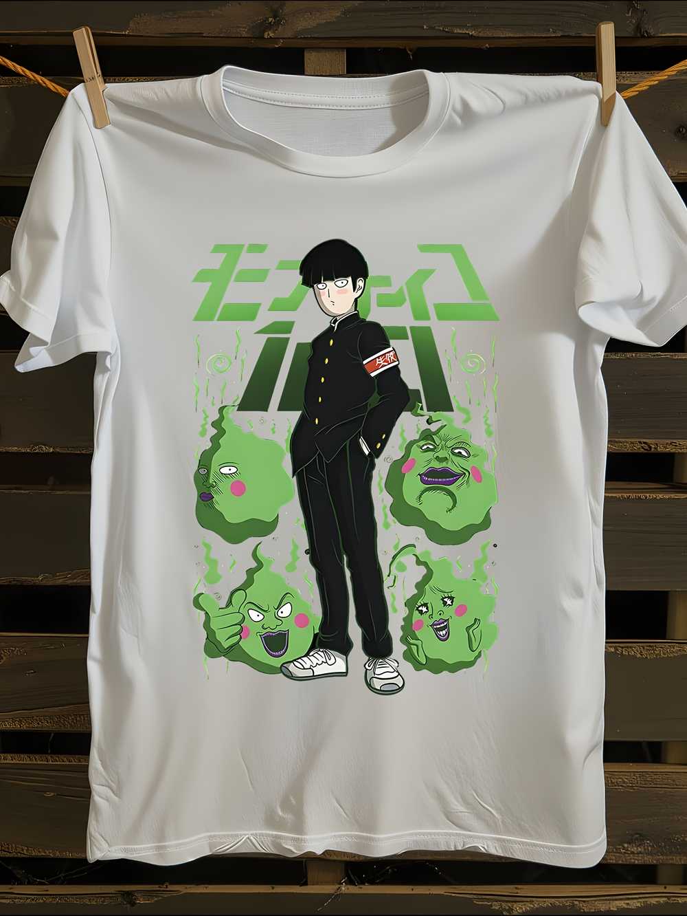 

s Легкая футболка с аниме Mob Psycho 100 Сигео Кагэяма S
