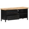 TV Stand 90 X 30 X 41 Cm Rough Mango Wood