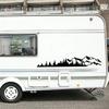 Klaxib RV Motor Home Side Body Window Bumper Sticker Large Mountain Tree Decal Sticker Decoration for Car RV Truck
