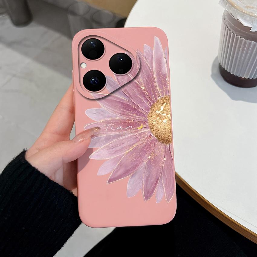 Beautiful Butterfly Flowers Fashion Case For Huawei Pura 80 Pro Plus Honor X7d X9d X20 V40 Phone Cover Liquid Silicone Anti Slip Shell For Huawei Capa