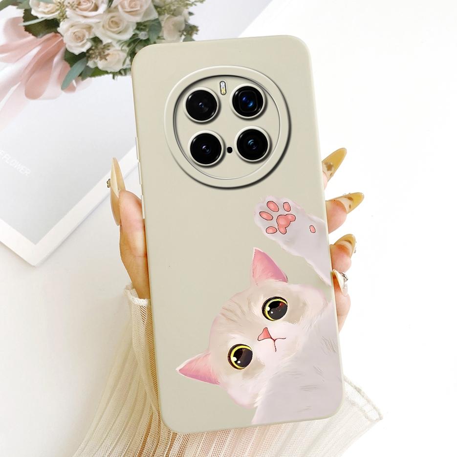 Für Honor Magic 7 Pro 5G Hülle PTP-AN10 Niedliche Katze Ente Cartoon Hülle Weiches TPU Mattes Handyhülle Für Honor Magic 7 Magic7 Pro Fundas