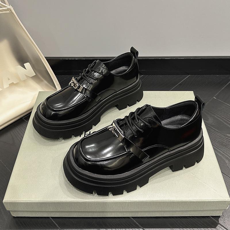 

Лоферы Маленькие кожаные туфли Кожаные туфли Мэри Джейн 40 чёрный