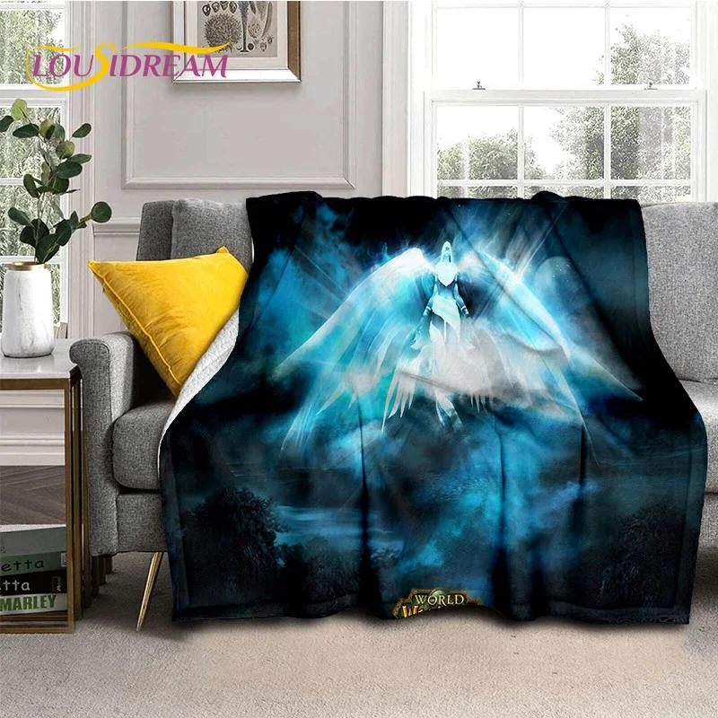WOW, World of Warcraft Demon Hunter, Lich King Game Flannel Blanket for Beds Bedroom Sofa Picnic,Throw Blanket Outdoor Leisure