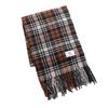 Windproof Winter Scarf Thickened Neck Warmer Fashion Plaid Scarf  for Women