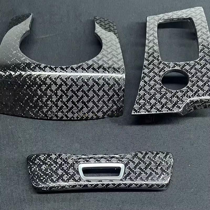 10/50CM PET Matte Forged Carbon Vinyl Wrap Easy tall Sticker Royce Carbon Fiber Car Interior Color Change Film Anti-Scratch