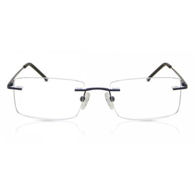 Full Rim Rectangle Dark Blue Smartbuy Collection Linda Asian Fit 986c Fashion Unisex Eyeglasses