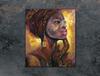 GLAS-SCHNEIDEBRETT 45x52 FRAU