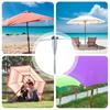 Outdoor Umbrella Base Metal Beach Umbrella Holder In Ground Parasol Mount Heavy Duty For Outdoor Picnic Backyard Beach Lawn