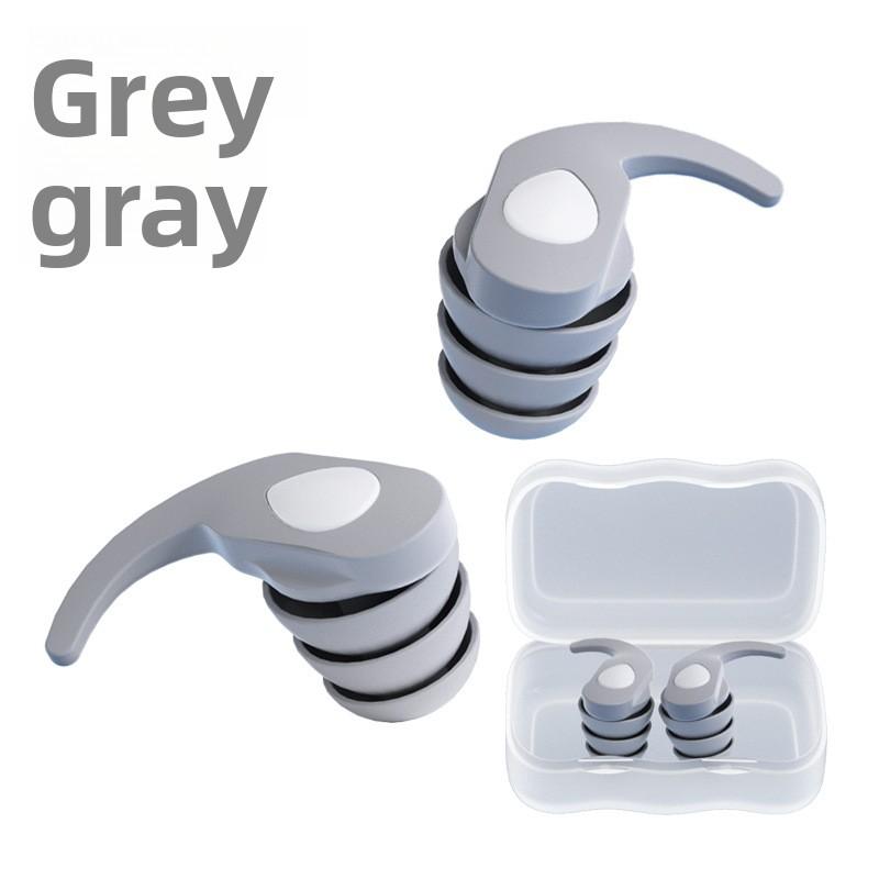 New Silicone 1 Layer Sound Insulation Noise Reduction Earplugs Filter Mute Sleeping Swimming Waterproof Reusable Travel Ear Plug