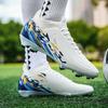 New Men Kids Soccer Shoes Cleats Football Boots Sports Long Studs Shoes for Training Competition