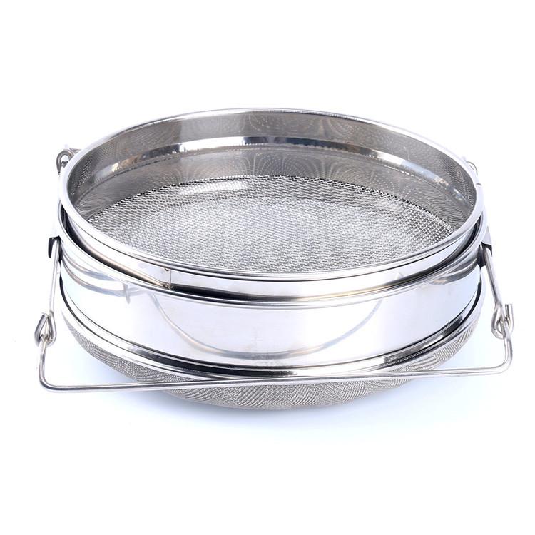 Premium Double-Layer Stainless Steel Honey Filter Sieve for Beekeeping