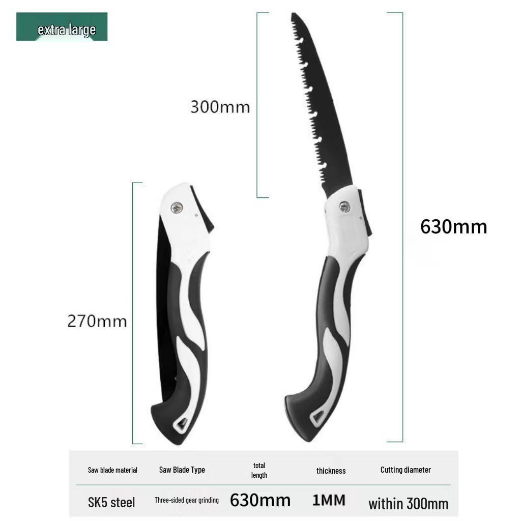Free Marking Multifunctional Folding Hand Saw: Thickened Manganese Steel for Woodworking and Tree Cutting