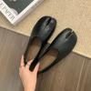 Mode Bailamos Damen Tabi Ninja Slipper Flats Zehentrenner Hausschuhe Runde Zehen Flach Bequem Slipper Boot Pantoletten Schuhe Weiche Loafer Mujer
