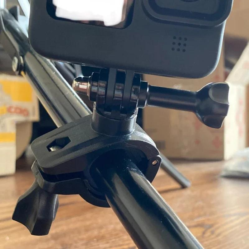 360 Degree Rotation Bike Bicycle Motorcycle Handlebar Handle Bar Mount Holder For Gopro Hero 13 10 9 8 SJCAM Camera Accessories