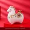 Instant Wealth Ceramic Zodiac Horse Money Box - Office & Home Gift