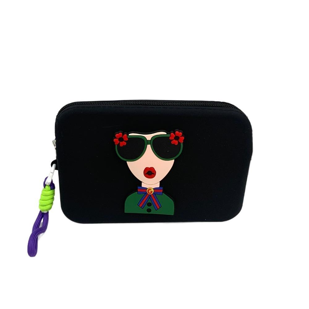 Anti-lost Modern Lady Storage Bag Lightweight Cartoon Phone Bag Waterproof Makeup Pouch  School
