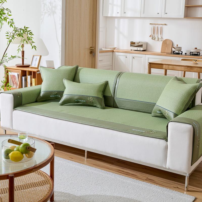 

Охлаждающий ротанговый бамбуковый коврик для дивана, летняя подушка для холодного лета, нескользящий чехол для дивана в летнем стиле 60*60cm