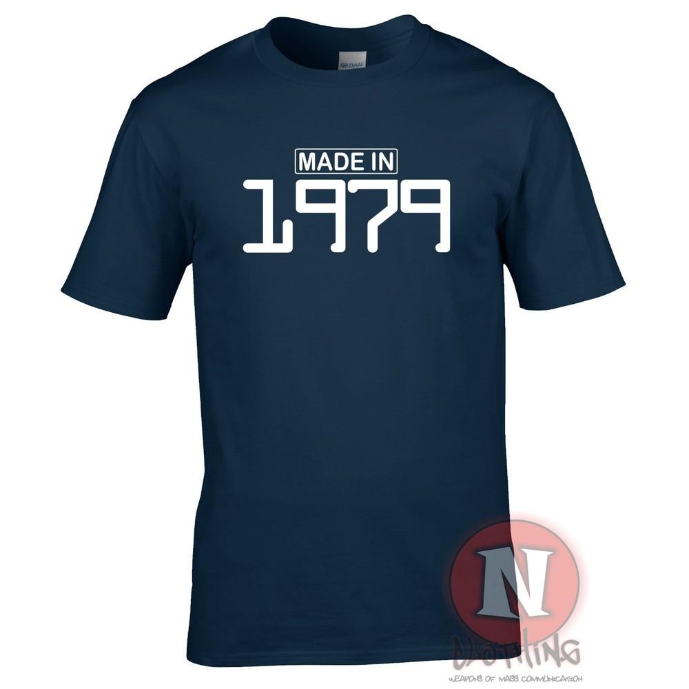 Made In 1979 TShirt Birthday Present Gift Celebration Funny Party Teeshirt