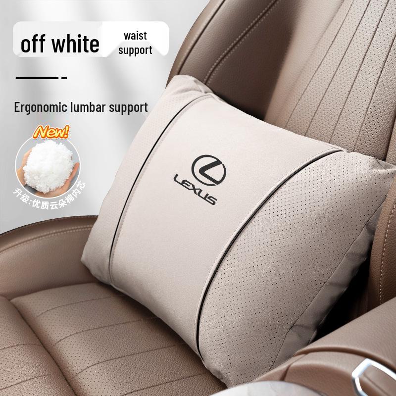 Lexus Headrest Lumbar Support Cushion for ES200, ES300h, NX, RX - Car Neck Protection Pillow.