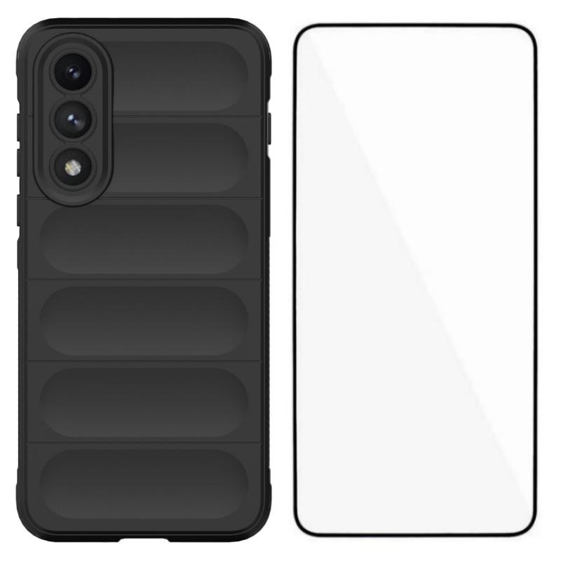 For OnePlus Ace 5 Ultra 5G/OnePlus Nord 5 5G TPU Case WANLONFENG HD Series Anti Slip Phone Cover with Tempered Glass