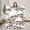 Warm BlanketKids Adult Travel Nagito Komaeda  Throw Blanket  Flannel Bedspread For Home Decor Funny Sofa Bed Cover