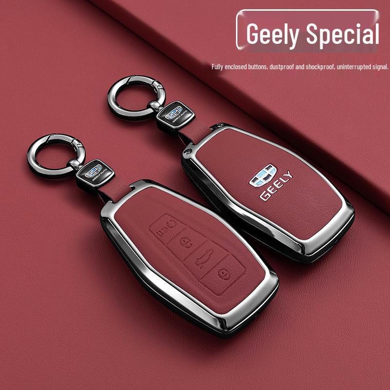 Car Key Covers for Geely Emgrand, Xingrui, Boyue L, Xingyue L, Binyue, and Binrui Vision X6/Icon Models