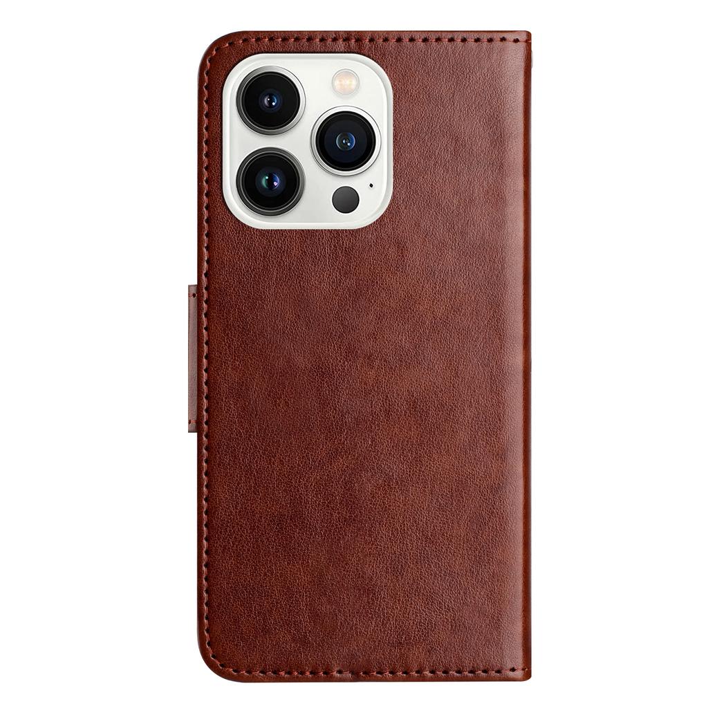 For iPhone 16 Pro Leather Case Butterflies Flower Pattern Wallet Stand Phone Cover