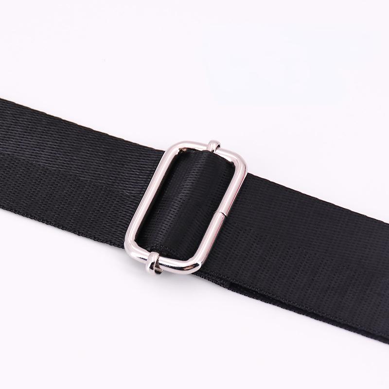 Geantă de umăr lungă, multicoloră, cu lățimea de 3,8 cm, cu geantă de corp elegantă, reglabilă, cu accesorii pentru bagaje