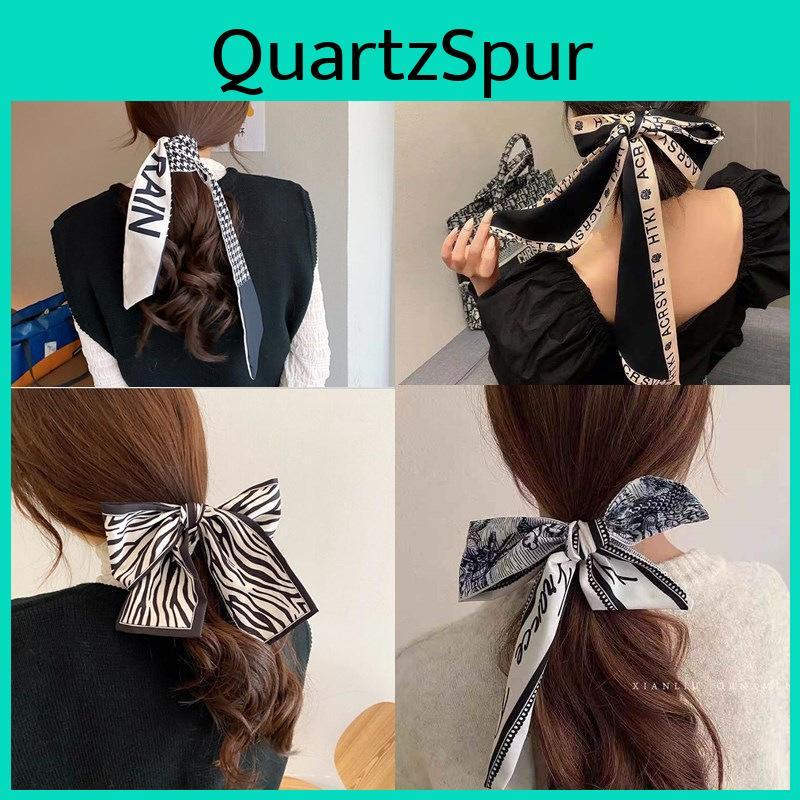 Classic Plaid Headbands Silk Scarf Hair Rope With Timeless Houndstooth Pattern For Chic Looks