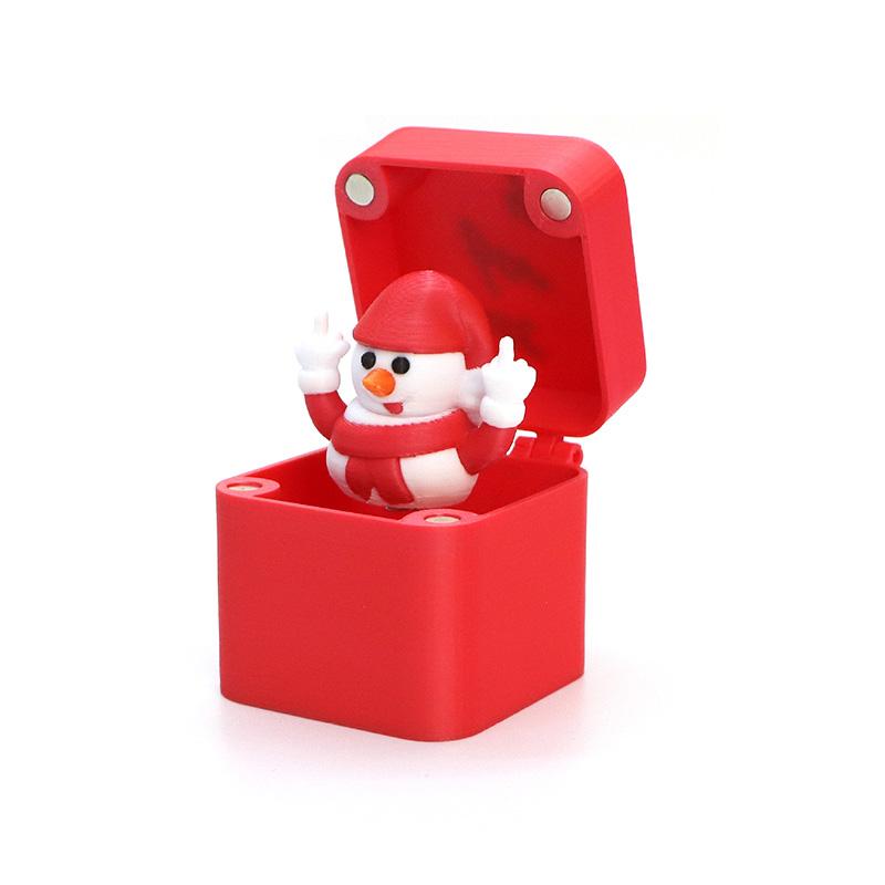 Middle Finger In Box Prank Figure Home Party New Year Bouncing Character Statue Decoration Prop Special Special Gift For Friend