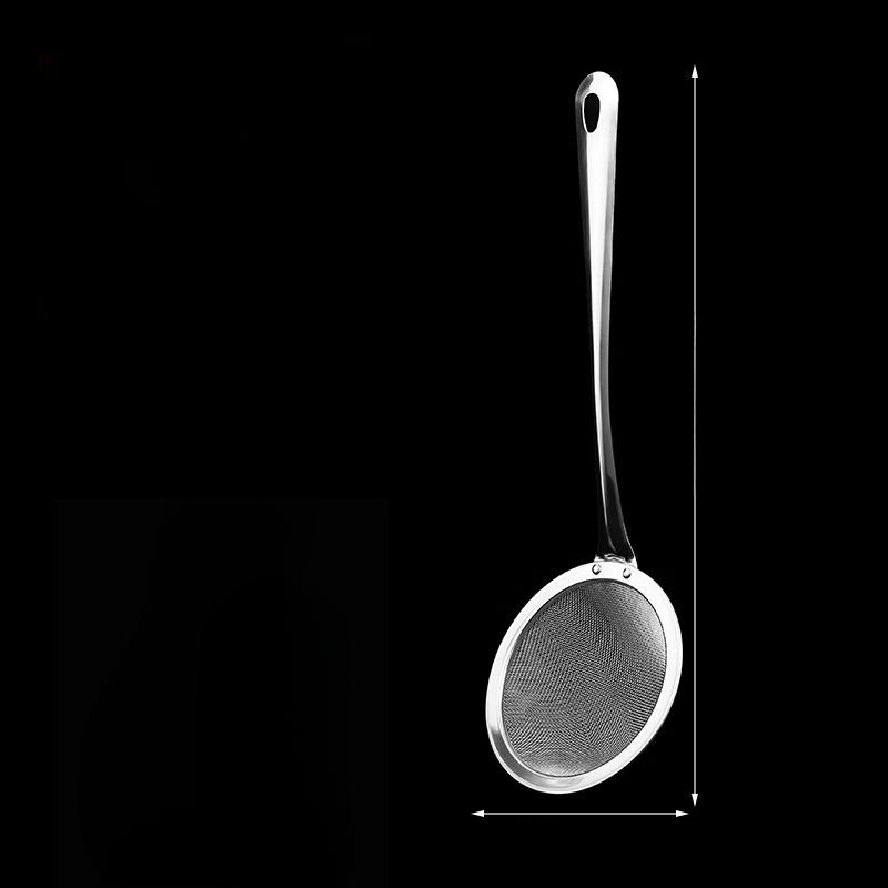 Kitchen Stainless Steel Strainer Soy Milk Filter Screen Household Deep-frying Oil Removal RackNoodle Foam Juice Screen Strainer