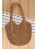 New Hollow Woven Paper Rope Shoulder Bag - Fashionable Casual Women's Beach Tote
