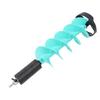 Winter Electric Auger Kit with Locating Tip Floating Nylon Ice Breaking Spiral Drill Bit for Deep Water Thick Ice Layer