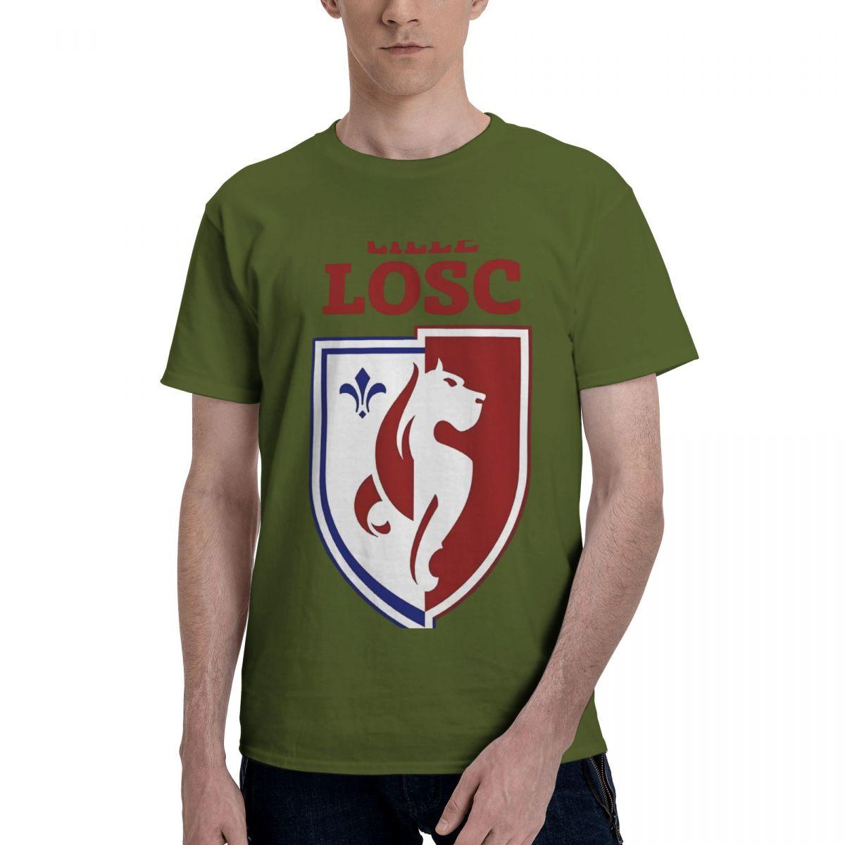 

Lille Losc 1 100 Cotton Casual Breathable Confortable Man New In Tops And TShirts T Shirt Men S