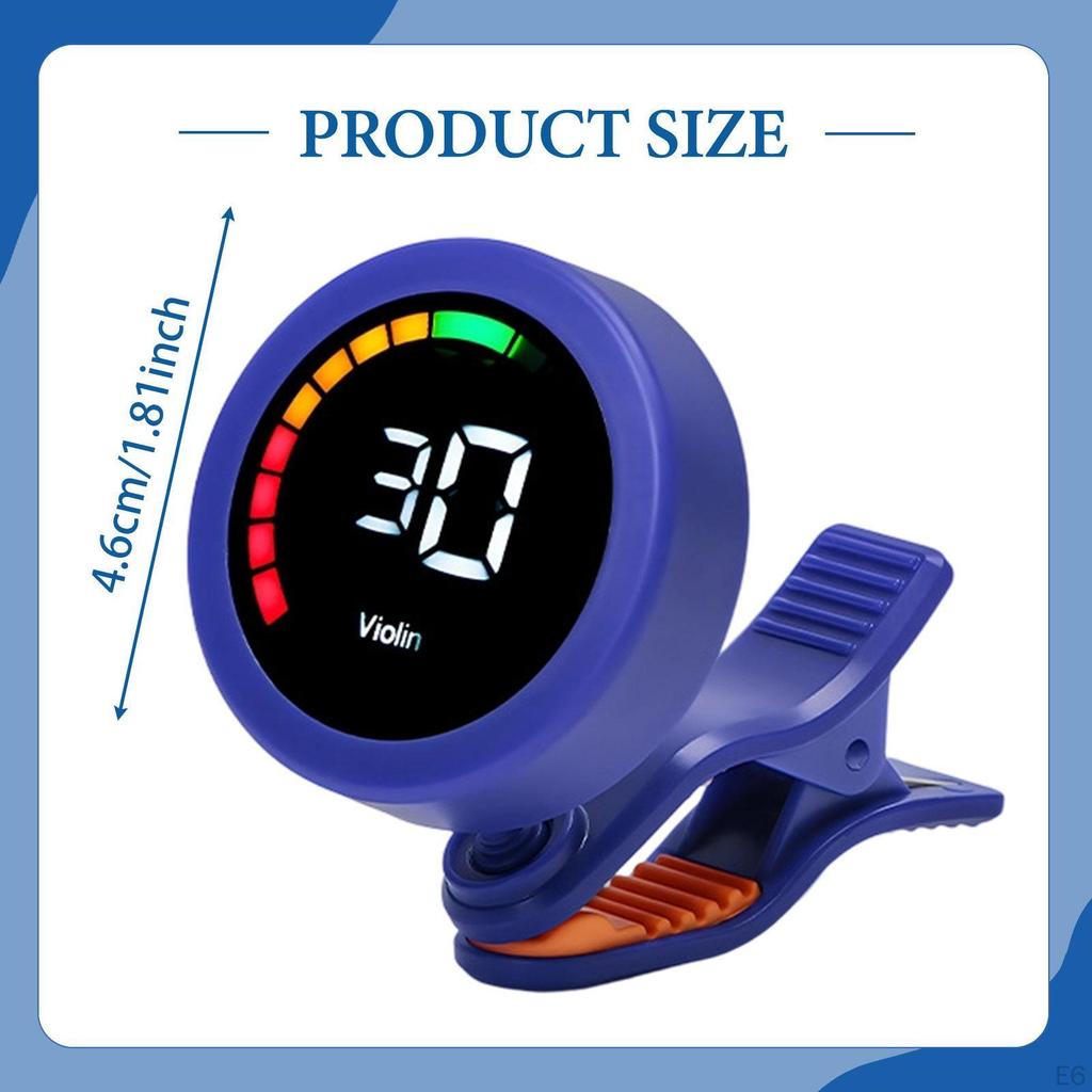 Guitar Tuner Clip On Easy To Use Versatile Display Quick & Accurate Tuning Banjo Beginners