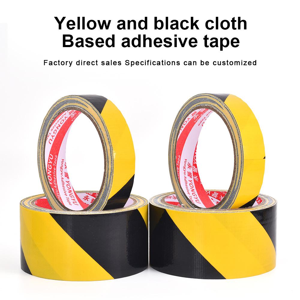 Black and yellow hazard safety warning stripe barrier tape suitable for marking floors walls pipes and equipmentPinstriping Tape 3