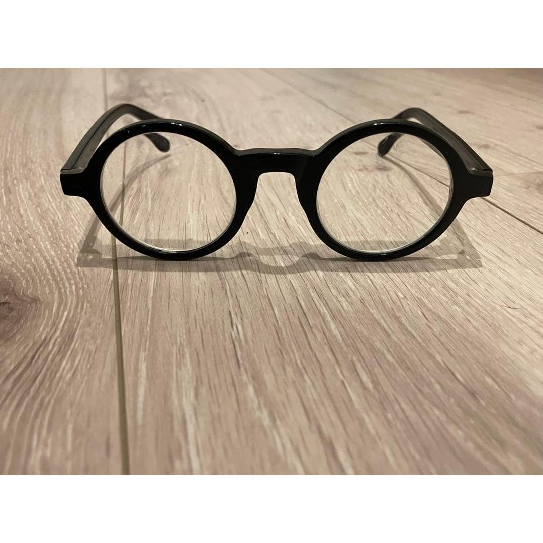 Used MOSCOT ZOLMAN black frame glasses