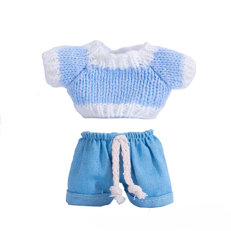 

Джинсы-свитер для 15-17 см плюшевой куклы Лабубу, наряды, аксессуары для одежды мини-кукол DIY no doll