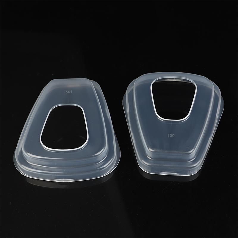 Filter Cotton Cover Filter Cotton Accessories Gas Mask Filter Box Transparent Cover Filter Cotton Buckle Shell