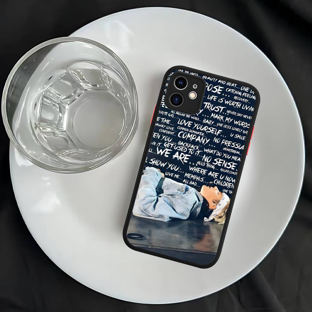 Singer J-Justin B-Bieber Phone Case For IPhone 16 Pro Max Case 11 12 13 14 15 Pro Plus X XS MAX Case Matte Cover