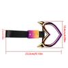 Car Gradient Devil Corner Love Ring Car Interior and Exterior Modification Armrest Ring Car Rear Exhaust Pipe Decoration Ring Pe