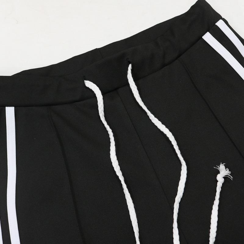 Women's Fashionable Bustier Top with Loose Trousers Casual Two-piece Set