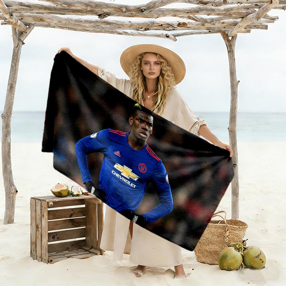 Man Player Celebrates Beach Towel High Absorbency & Quick-Dry Comfortable Lightweight