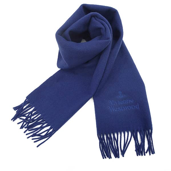 

Шарф Vivienne Westwood 81030007 K408 Синий и Сумка для переноски [Подарочная упаковка, Чехол, В комплекте] [Б/у]