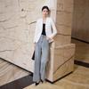Women’s Slim Fit White Blazer - 2025 Autumn/Winter Korean Style Professional Fashion Casual Jacket