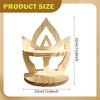 Wooden Wall Display Organizer Shelf Easy Installation Multipurpose Storage Rack for Living Room