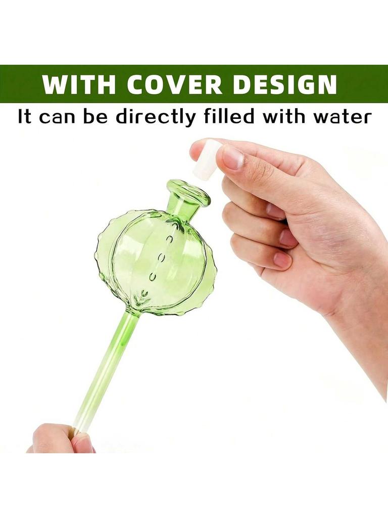 3pcs Cactus Shaped Plant Automatic Watering Device, Cute Decorative Design